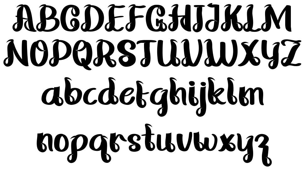 Hindigo font specimens