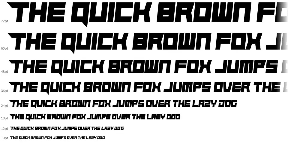 Hindsight 2020font waterfall