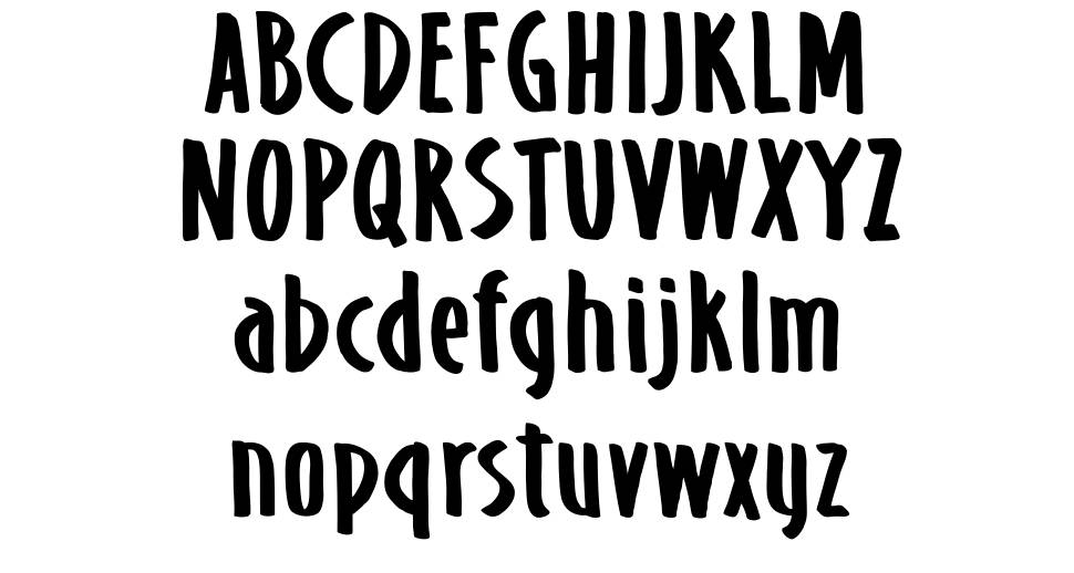 Hippy Dippy font specimens