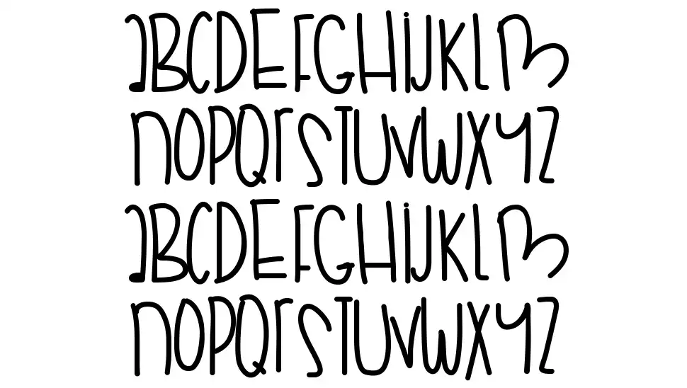 Hipsters Nightfont specimens