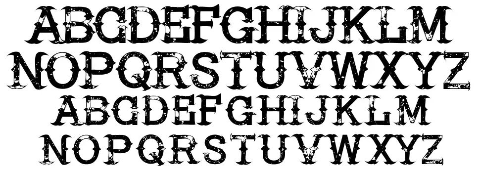 Hire a Cowboy font specimens