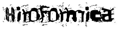 Hiroformica шрифт