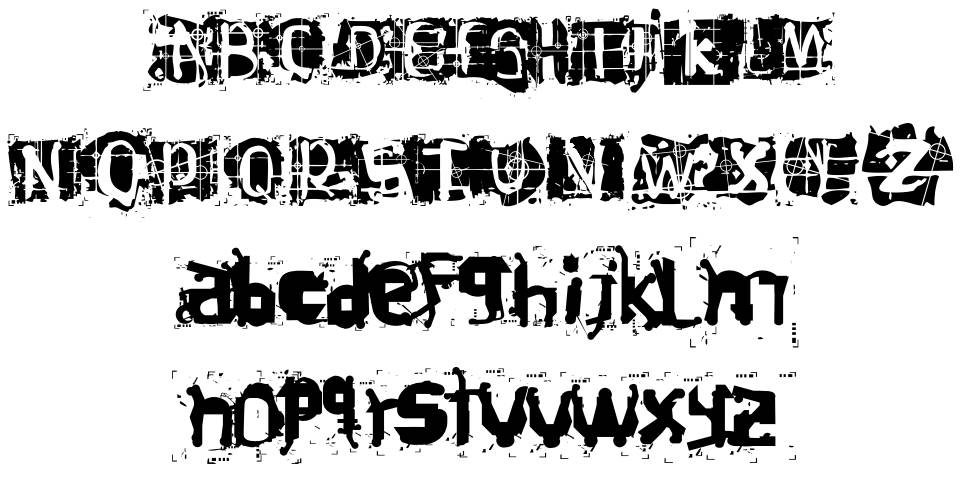 Hiroformica шрифт Спецификация