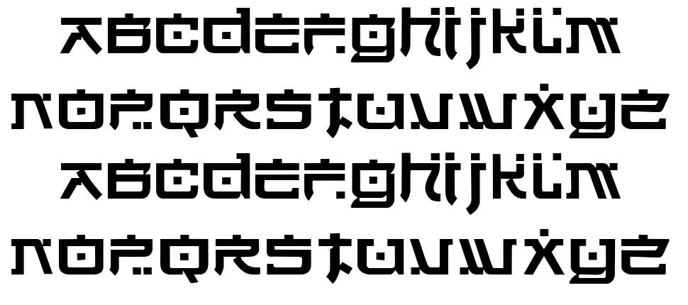 Hirosh písmo Exempláře
