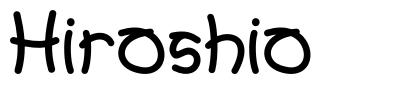 Hiroshio 字形