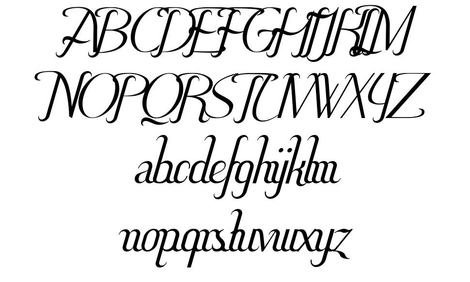 Hitalica font specimens
