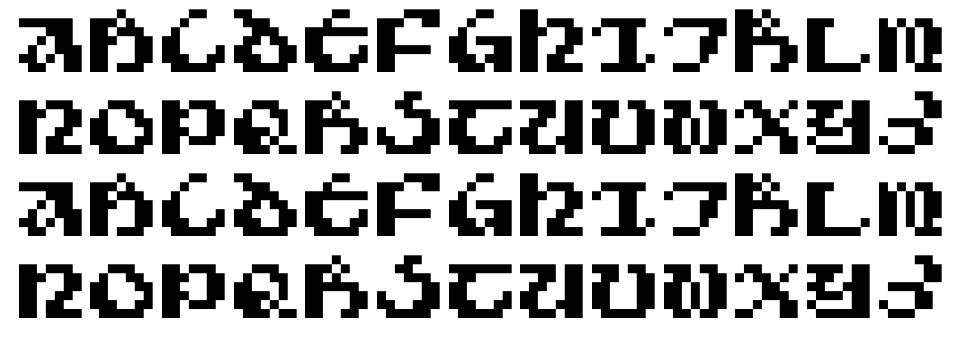Ho8Bit font