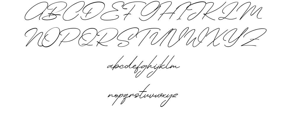 Hoffmans font Örnekler