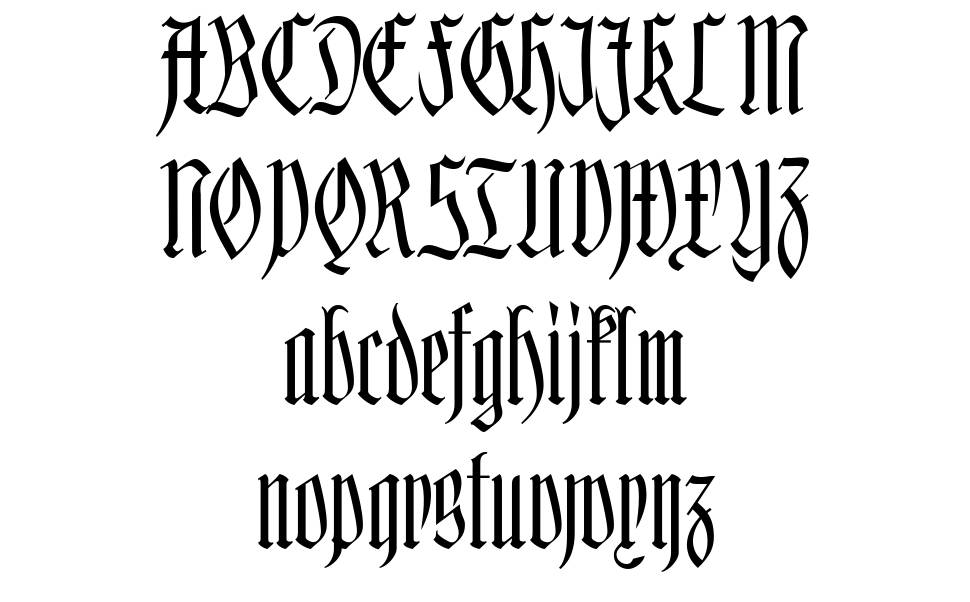 Hofstaetten フォント 標本