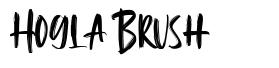 Hogla Brush шрифт