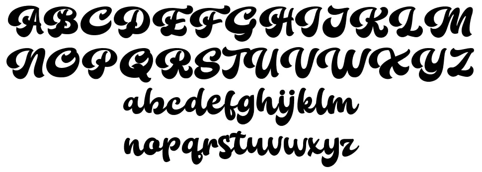 Holicya font specimens