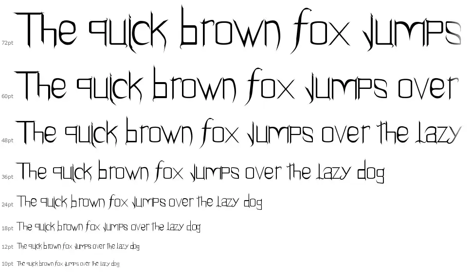 Holitter Gothic font by Holitter Studios FontRiver