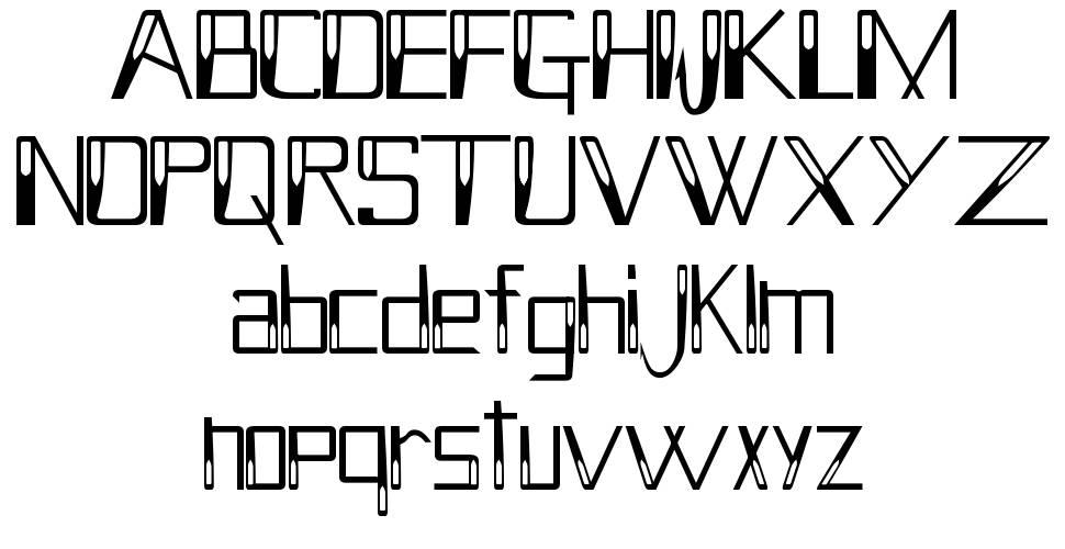 Holitter Hollow font Örnekler