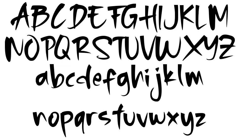 Holla Halloweenfont specimens
