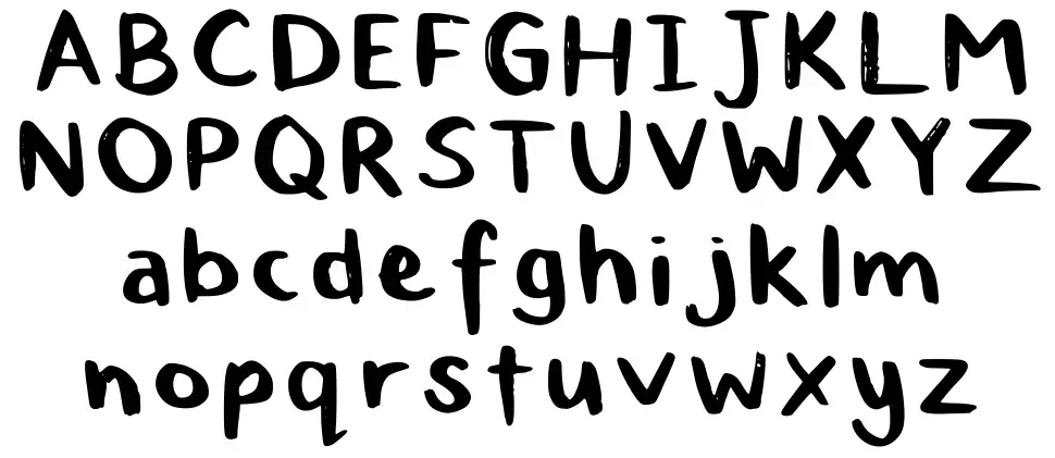 Hollies Markerfont specimens