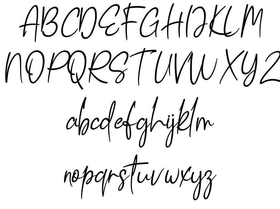 Hollmtudio font specimens