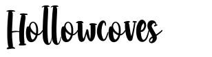 Hollowcoves font