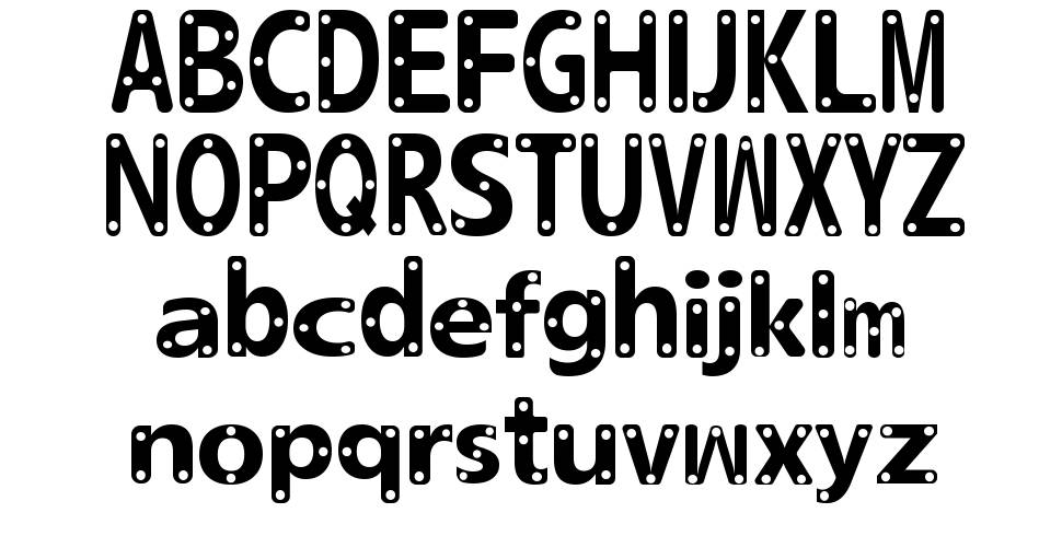 Hollowgraphy font