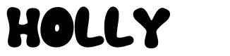 Holly font