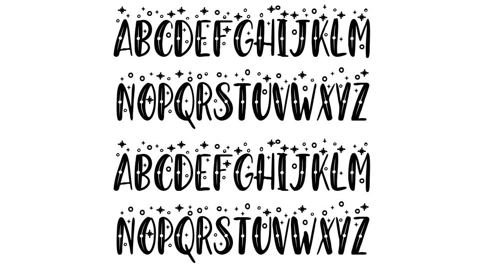 Holly And Berries font specimens