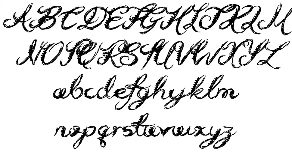 Holly Hoodfont specimens