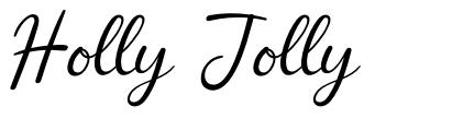 Holly Jolly font