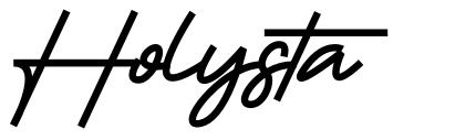 Holysta font