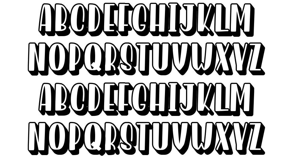 Homenuli Shadow font specimens
