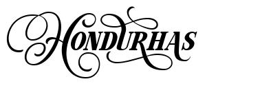 Hondurhas 字形