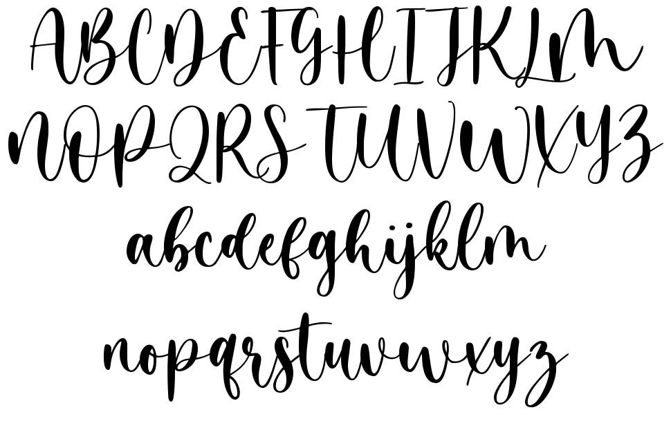 Honest Darling font Örnekler