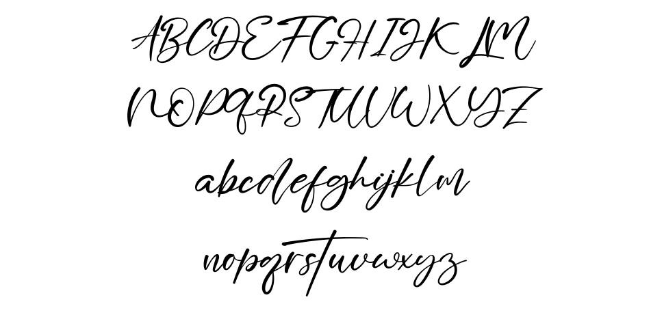 Honney Suggary font Örnekler