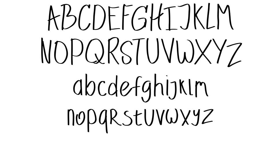 Hookie font Örnekler