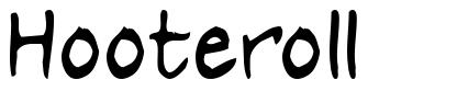 Hooteroll шрифт