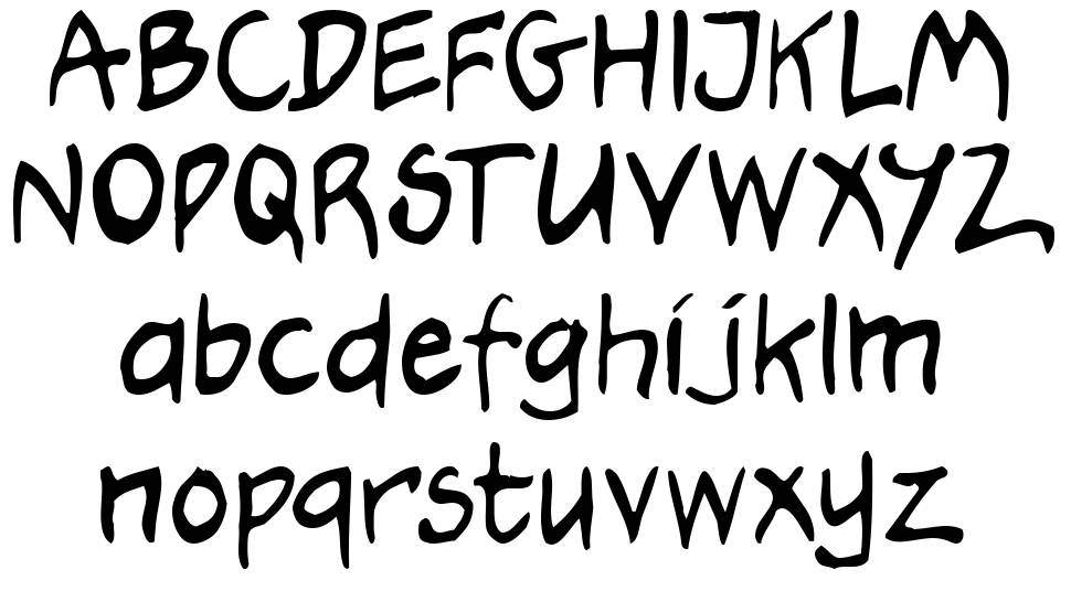 Hooteroll font Örnekler