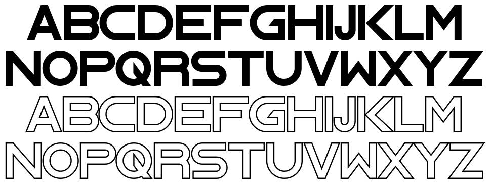 Hope-Hype font specimens