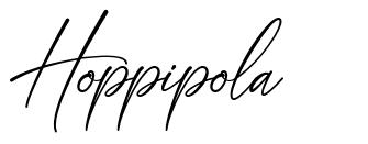 Hoppipola 字形