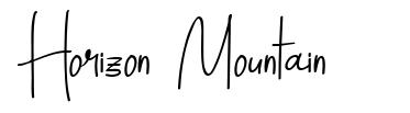 Horizon Mountain schriftart