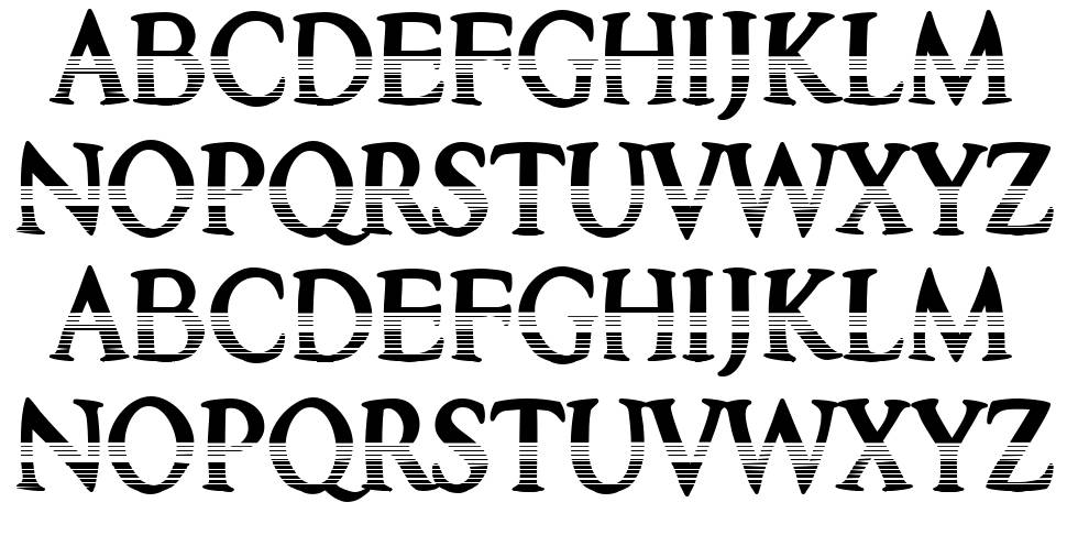 Horizont font specimens