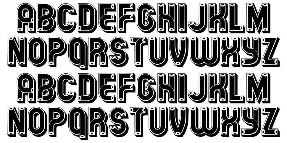 Horna schriftart vorschau