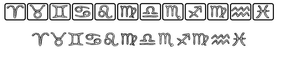 Horoscopicus 字形 标本