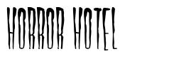 Horror Hotel carattere