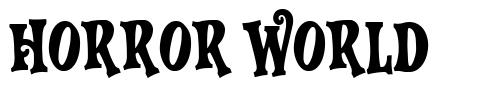 Horror World font