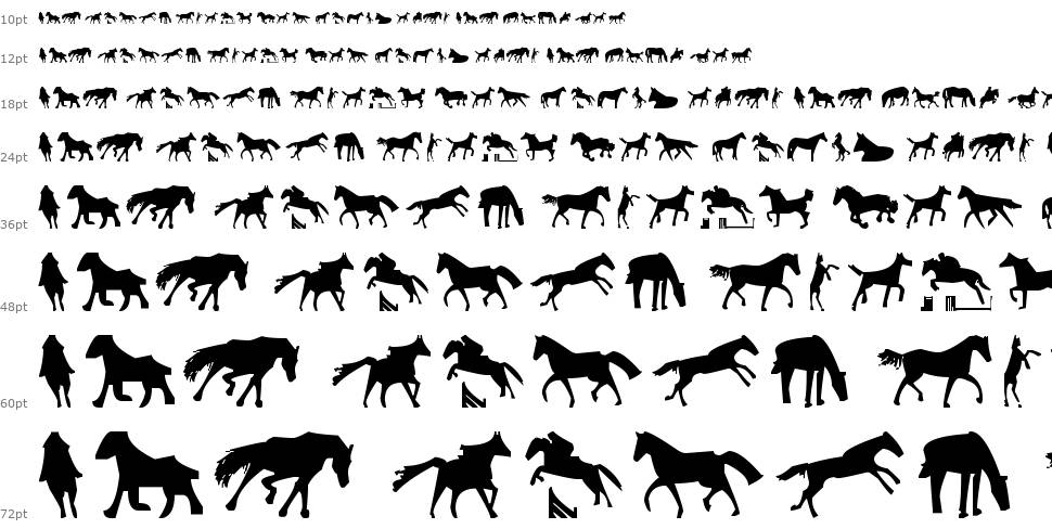 Horses 1 font Şelale