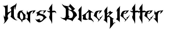 Horst Blackletter font