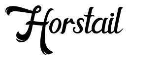 Horstail шрифт
