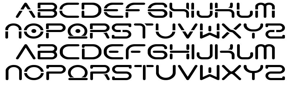 HorusN font specimens