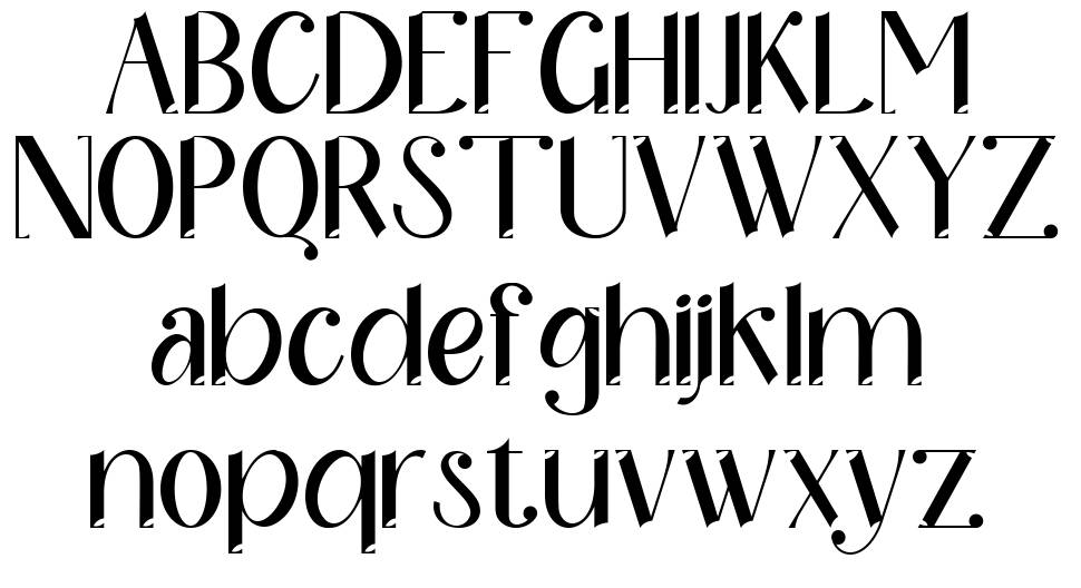 Horyzon font specimens