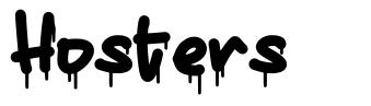 Hosters font