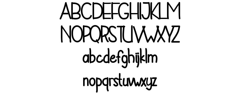 Hotabe font specimens
