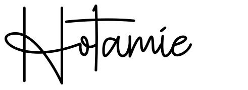 Hotamie font